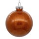 thumbnail image 1 of Adorno Navideño Bola Transparente Vickerman con Glitter Naranja, 1 of 1