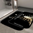 thumbnail image 3 of 1pc Ghost among Plants Absorbent Non-Slip Bathroom Thickened Flannel Rug Decor,Soft,Quick Drying,Suitable For Indoor/outdoor Use,Bathrooms,Bedrooms,Kitchens,Terrace,Laundry Rooms,16"x24", 3 of 9
