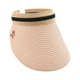 thumbnail image 1 of Qarigey Sombreros para el sol Protección Clip-On Caps Visera transpirable Gorros ajustables Big Eaves Outdoor Travel Trip Beach pink Type2 NO2 Qarigey AP010233-03, 1 of 6