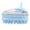 Blue, variant on Flea & Tick Shampoo Grooming Brush for Dogs & Cats, No-Tears Pet Bath Tool with Soft Abs Bristles, Removes Loose Fur & Dander, Hand-Held Comfort Grip for Indoor & Outdoor Pets, 1 Cat Bath Brush