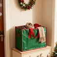 thumbnail image 6 of Cinvoph Christmas Tree Storage Bag Organizer Waterproof Dustproof Large Capacity Container with Reinforced Handles & Durable Zippers, Wide Opening for Trees 19"x11"x15", 6 of 6