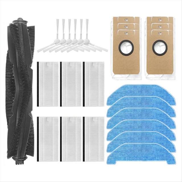 Para N3/RS0100WA Rodillo Cepillo Lateral Filtro Paños de Fregona Bolsa de Polvo Robot Aspirador Accesorio Pieza