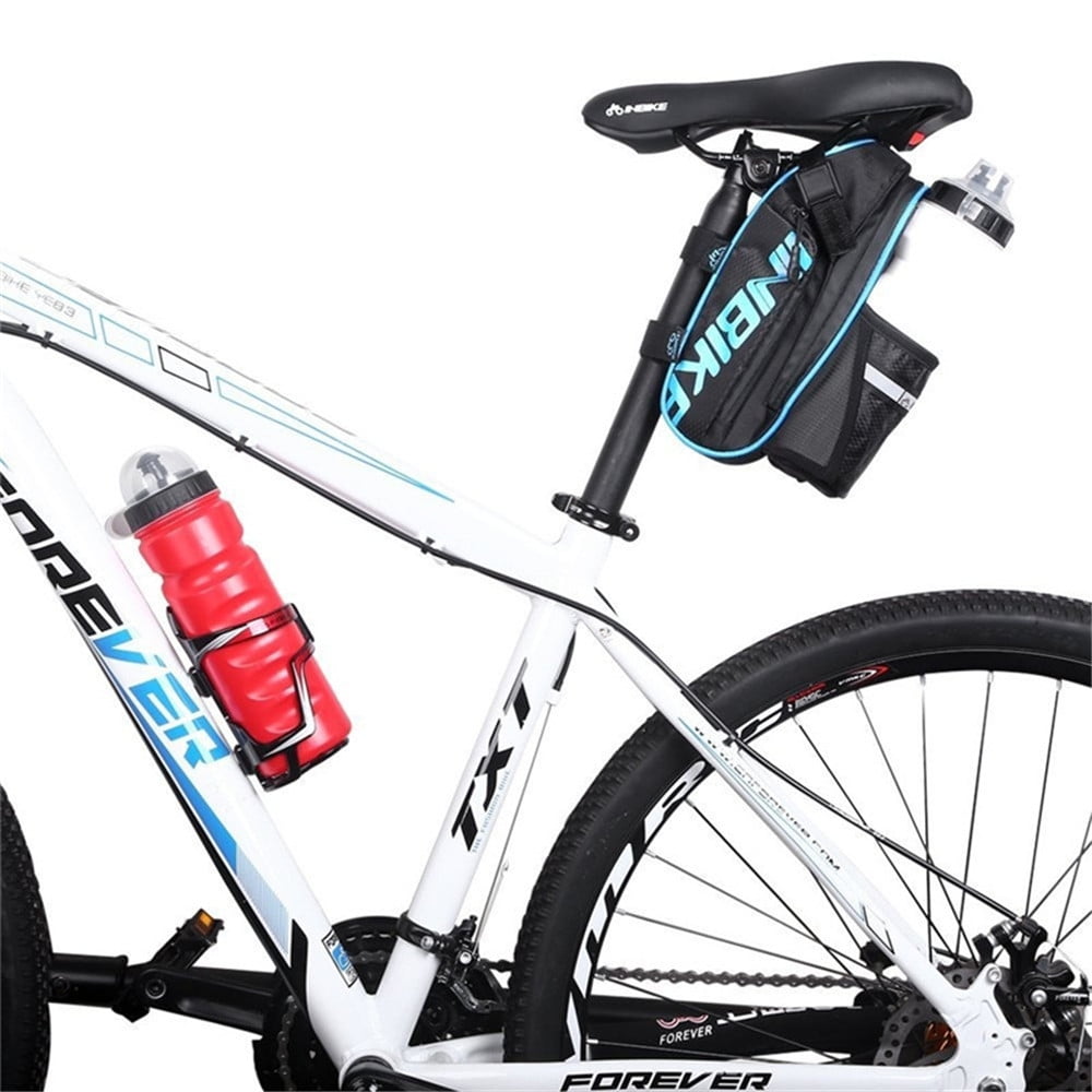 fgjhfghfjghj Outdoor Waterproof Bicycle Mountain Bike Back Seat Bag Nylon Saddle Bag Cycling Bike Bag for Bicycles Tail Back Pack Bag