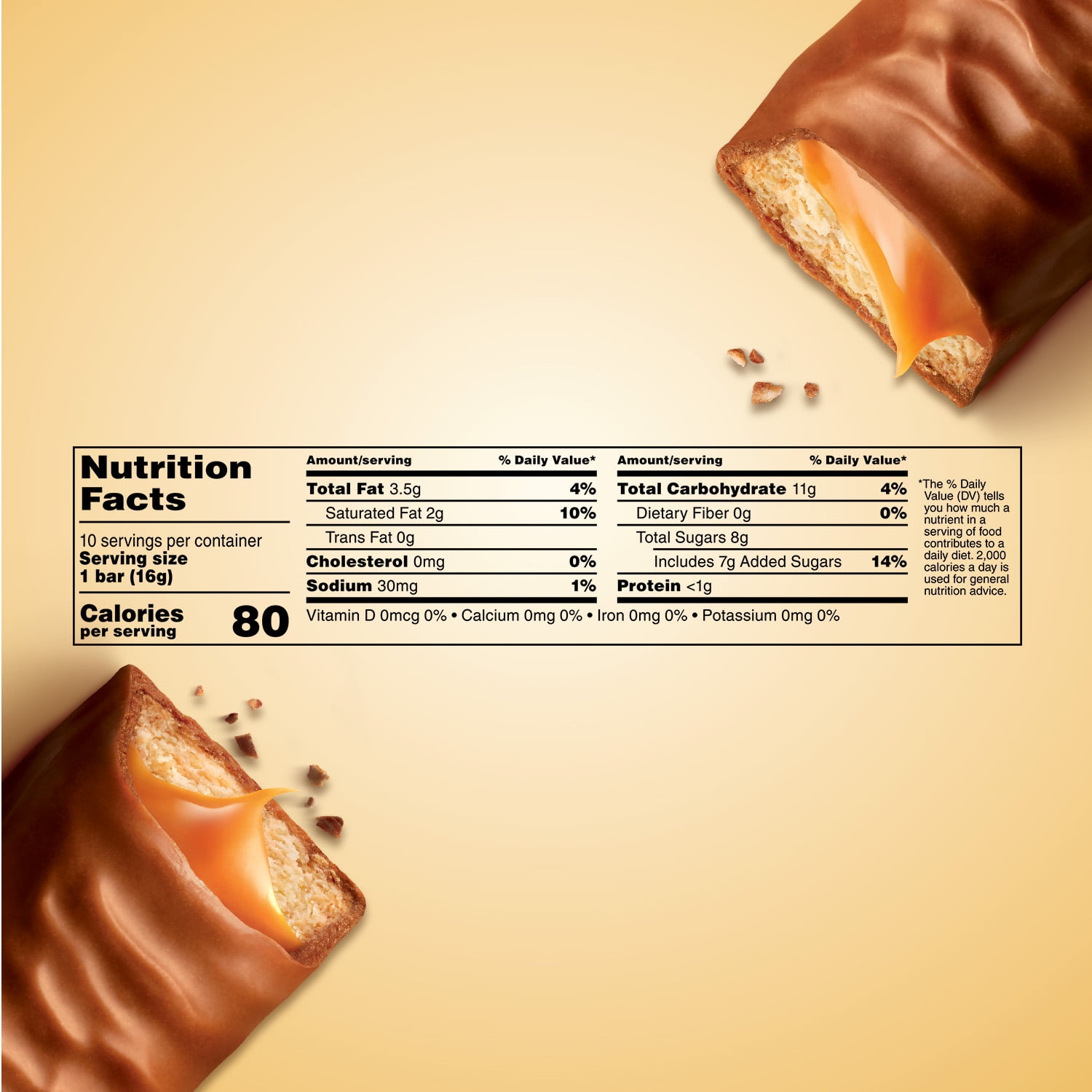 Twix Fun Size Caramel Chocolate Bars - 10 Ct
