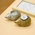 thumbnail image 5 of Home Hedgehog Candlestick Ornaments, Aromatherapy Resin Candle Tray, Home Decoration, 5 of 5