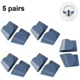thumbnail image 1 of 10 Pieces Wall Mount Pot Lid Organizers Racks Plastic Pot Lid Storage Racks Holders For Kitchen Wall, 1 of 4