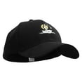 thumbnail image 5 of Sunset Fishing Big Size Stretchable Deluxe Fitted Cap - Black 2XL-3XL, 5 of 5