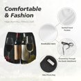 thumbnail image 4 of Balery Two Bottles Of Red And White Wine Pantalones cortos deportivos para mujer con forro y dos bolsillos, elásticos, para entrenamiento, gimnasio, yoga-Small, 4 of 7