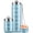 Blue, variant on Large Metal Weekly Pill Organizer 7 Day Travel Case, Round Portable Vitamin Binder Container with 7 Compartments, Reusable Medicine Storage Box, Compact Holder for Purse Backpack Carry On(Blue)