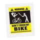 thumbnail image 5 of Pegatina para bicicleta, Dont Touch My Bike, calcomanía decorativa extraíble para bicicleta, reflectante para bicicleta de carretera y montaña, acceso Estilo A, 5 of 8
