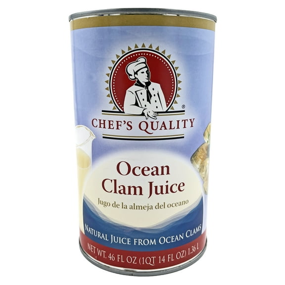 Chef's Quality Ocean Clam Juice | Wild Caught | 46 fl. oz.