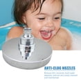 thumbnail image 4 of Amdohai LED Shower Head with 7 Color Flash Light 6 Inch Rain Showerhead High Pressure Bathroom Shower Head with Polished Chrome Bath Rain Shower Head Replacement, 4 of 7
