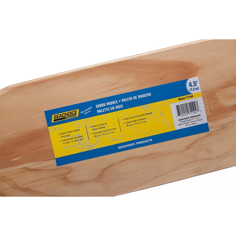 Seachoice, Wood Boat Paddle, 71144, Standard Length 4-1/2