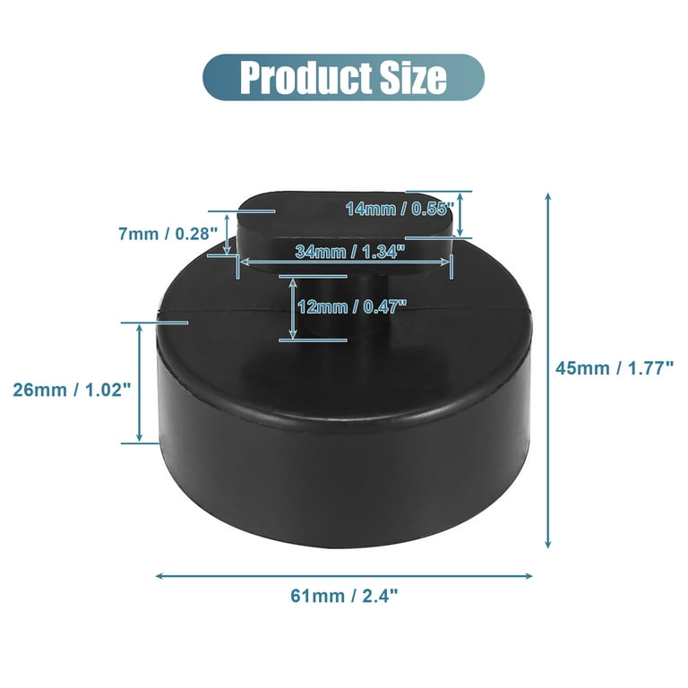 4 PCS Jack Pad Adapters For Corvette C5 C6 C7 C8 GS Z – Rubber Lifting Pads, Non-Slip, Protects Chassis