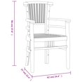 thumbnail image 4 of vidaXL 7 Piece Garden Dining Set Solid Wood Teak, 4 of 5