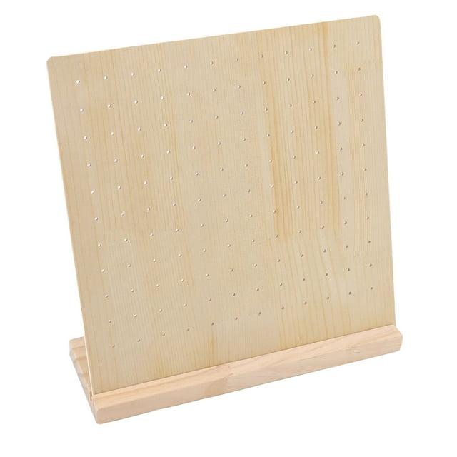 Pantalla de Aretes de Madera, Pantalla Gruesa de Gran Capacidad de Madera, Una Gran Capacidad de Arete de Gran Capacidad para el Tabero de Clavijas Fáciles para Aretes