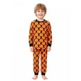 thumbnail image 2 of RUINIXCW Family Halloween Pajamas Matching Set Outfit Holiday Jammies Pumpkin Long Sleeve Tops Pants Sleepwear Loungewear for Adult Kids Toddler Baby, 2 of 10