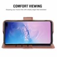 thumbnail image 3 of Samsung Galaxy S10 + Case, Mobile Phone Leather Case PU Leather Case Wallet Cell Phone Case Cover Compatible for Samsung Galaxy S10 + Leather Case, Pink, 3 of 7