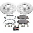 thumbnail image 3 of PowerStop Front Z36 Truck & Tow Carbon-Fiber Ceramic Brake Pad and Drilled and Slotted Rotor Kit Fits: LAND ROVER Select Models K6475-36, 3 of 9