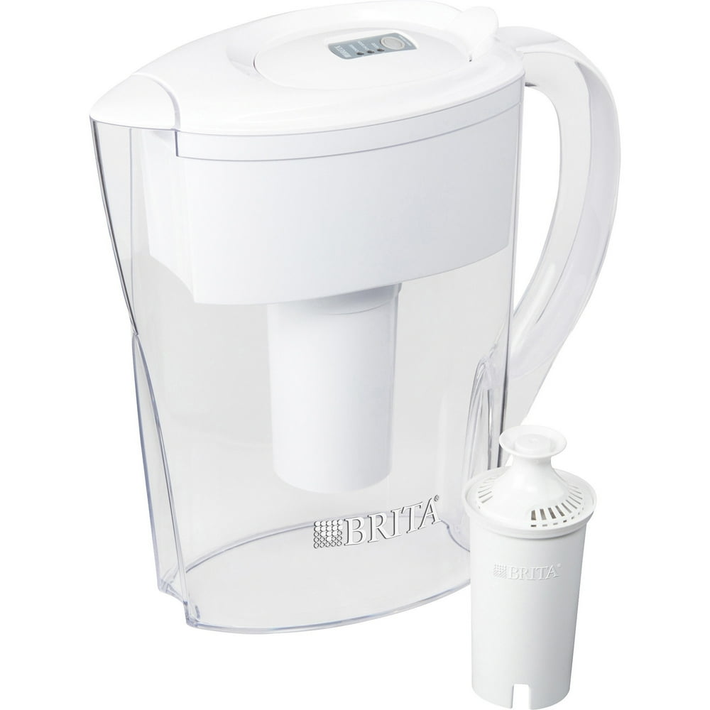 Brita, CLO35566, 6Cup Space Saver BPAFree Water Pitcher with 1 Filter