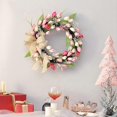 thumbnail image 4 of 18-Inch Tulip Wreath - Silk Flower Decor for Home/Office/Parties, 4 of 5
