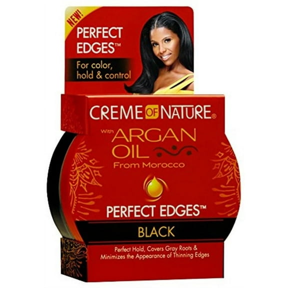 Creme of Nature Perfect Edges, Black 2.25 oz (Pack of 2)