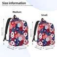 thumbnail image 3 of KLL American Stars2 Print Travel Laptop Backpack - College Backpack Business Work Bag Nurse Bag Casual Daypack for Weekender Business Hiking -Small, 3 of 6