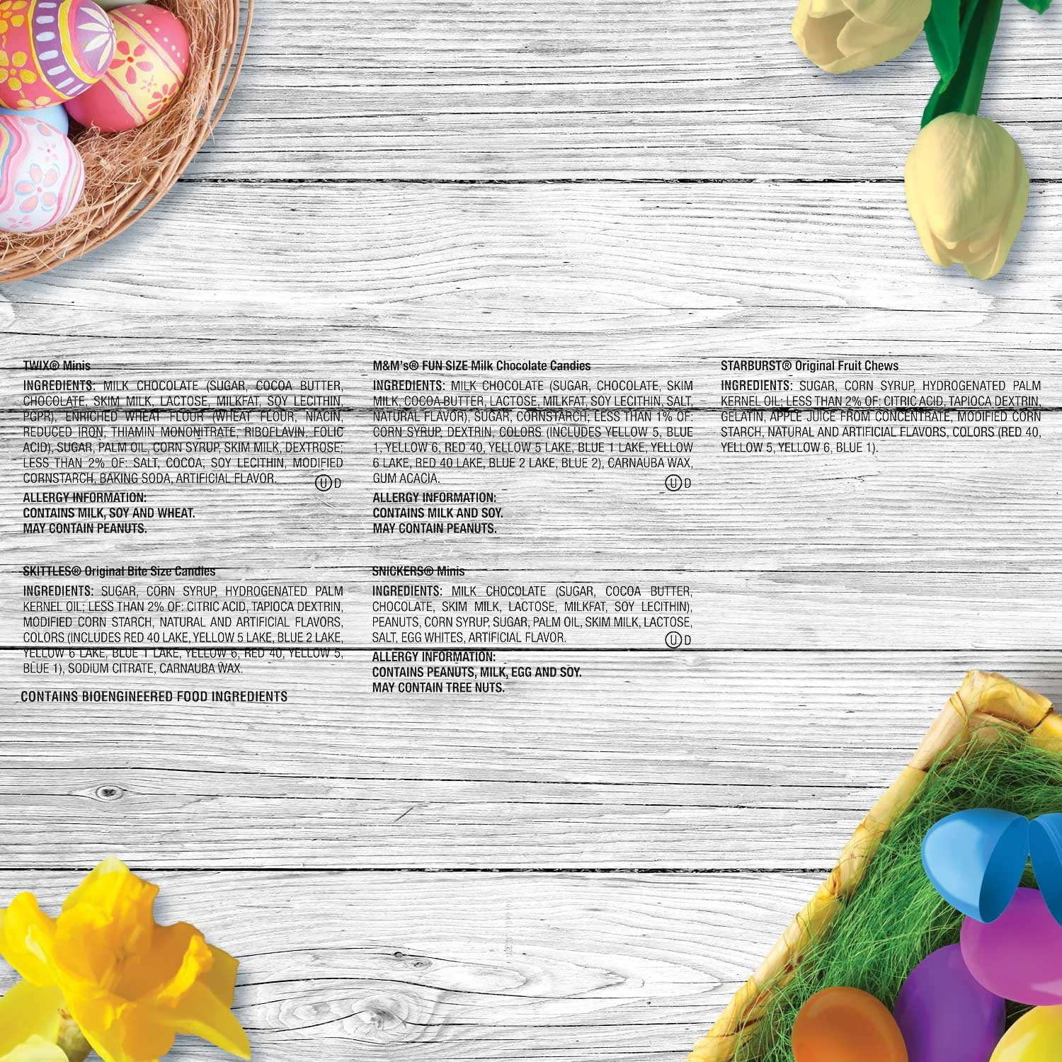 Mars Easter Variety Pack Candy, 140 Pieces (55.1 Ounce)