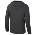 thumbnail image 3 of Men's Colosseum  Charcoal Penn State Nittany Lions Dujour Ralgan Long Sleeve Henley Hoodie T-Shirt, 3 of 3