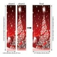 thumbnail image 2 of Christmas Door stickers Merry Christmas Red Christmas Tree Door Banner Xmas Door Decoration for Home Office Happy New Year wall stickers,SP-F231,XL(47.5x215cmx2Pcs, 2 of 15