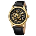 thumbnail image 3 of Men's Automatic Mechanical Watch 3ATM Waterproof Wristwatch with Genuine Leather, 3 of 8