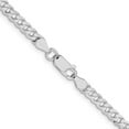 thumbnail image 3 of Sterling Silver 3.8mm Flat Curb Chain, 3 of 4