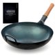 thumbnail image 1 of Wok YOSUKATA de 36 cm de acero al carbono, fondo redondo, azul, 1 of 9