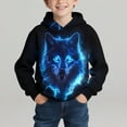 thumbnail image 2 of CYRBOKO Boys Graphic Hoodies, Thermal Casual Pullover Long Sleeve Sweatshirts for Boys Black Size 7-8 T, 2 of 7