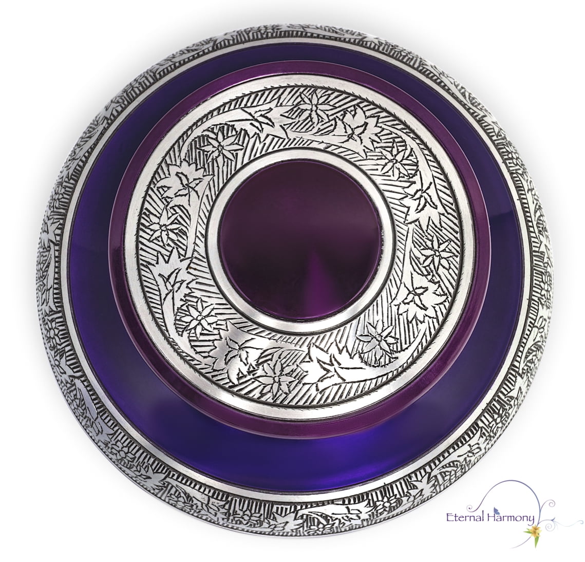 Eternal Harmony Cremation Urn for Human Ashes | Funeral Urn Carefully Handcrafted with Elegant Finishes to Honor and Remember Your Loved One | Adult Urn Large Size with Beautiful Velvet Bag