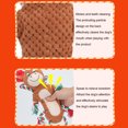 thumbnail image 3 of Methold de perro, juguete de peluche limpio y saludable con cuerda y papel arrugado, juguetes interactivos para perros, alce de color café Type3 NO3, 3 of 6