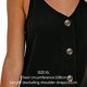 thumbnail image 4 of Camisetas sin mangas para mujer con correa ajustable y botones de cami con cuello en V, tirantes de vacaciones, camisola de verano, 4 of 5