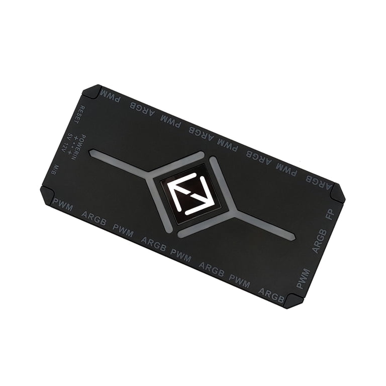 ARGB Controller Hub 8 Ports PWM – Contrôleur Ventilateurs Et LED Avec Température Intelligente – Sync Mobo Pour PC Gaming