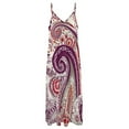 thumbnail image 4 of Intricate Paisley Floral Design Pattern Artwork Sleeveless Dress for Women Clothing Female Women's Summer Skirt, 4 of 7