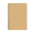 thumbnail image 2 of CQCYD Under $5 Sprial Notebook Kraft Soft Cover College Ruled Notebooks, Wirebound Memo Diary Notebook Planner, 120 Pages, 2 of 6
