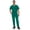 Hunter, variant on Hey Scrubs Set Men Stretch V-Neck Scrub Top and Six Pocket Tapered Pant Bundle, Elastic Waistband Scrubs for Men