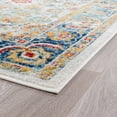 thumbnail image 4 of Diamond Traditional 5' x 7' Cream and Blue Polypropylene Indoor Area Rug, 4 of 8