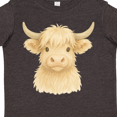 thumbnail image 4 of Inktastic Highland Cow Boys or Girls Toddler T-Shirt, 4 of 5