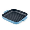 thumbnail image 1 of KitchenAid 11-Inch Enameled Cast Iron Grill Pan - Blue Velvet, 1 of 5