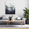 thumbnail image 2 of Gray city with blue clouds - 36"x48" canvas - Print on demand, 2 of 5
