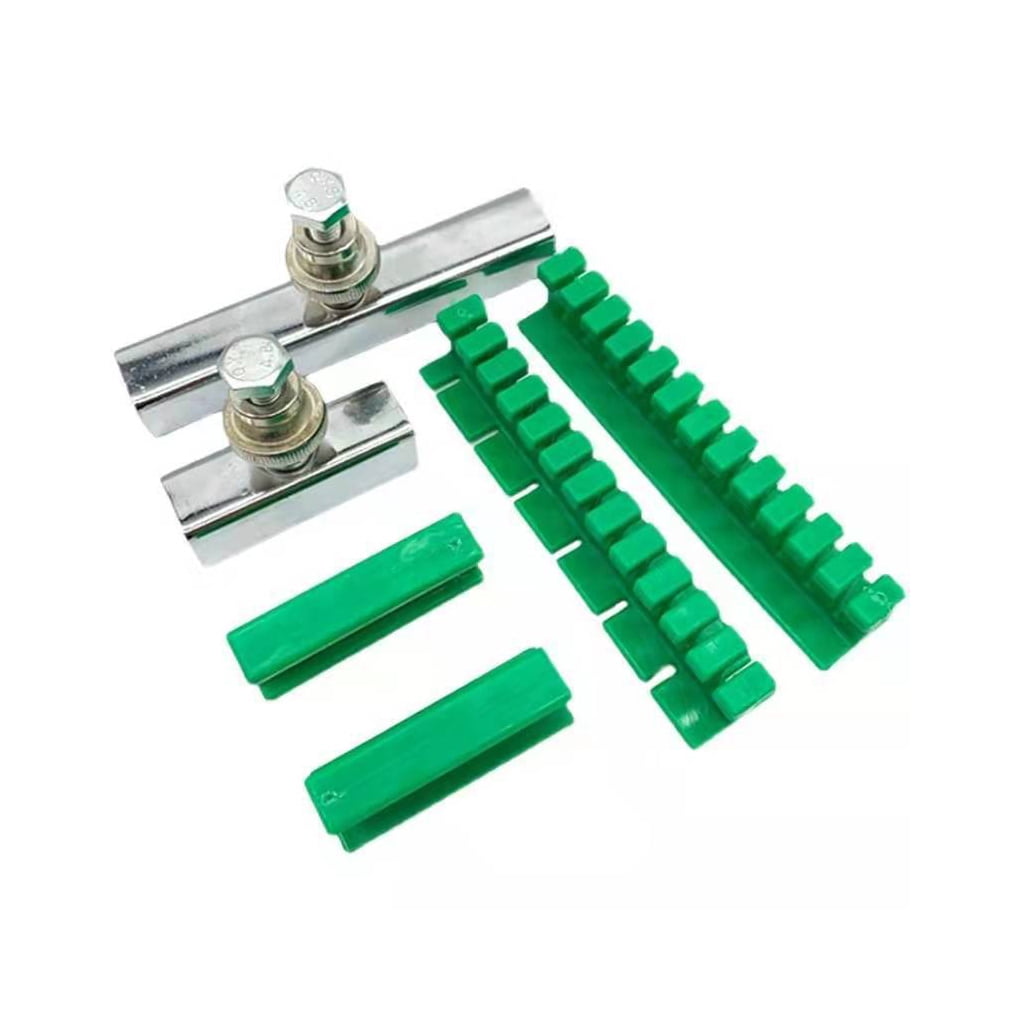 Youkk Tirette Outils de Réparation Concaves Plastique Inversé Professionnel Remplacement Kit de Retrait Glissière Onglets de Colle Atelier Industriel Vert