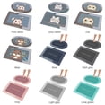 thumbnail image 3 of CNKOO Doormat Carpet Absorbent Carpets Floor Mats Multicolor Quick Drying 2pcs 60cm Anti-Skid With Animal Pattern Entrance Rug, 3 of 5