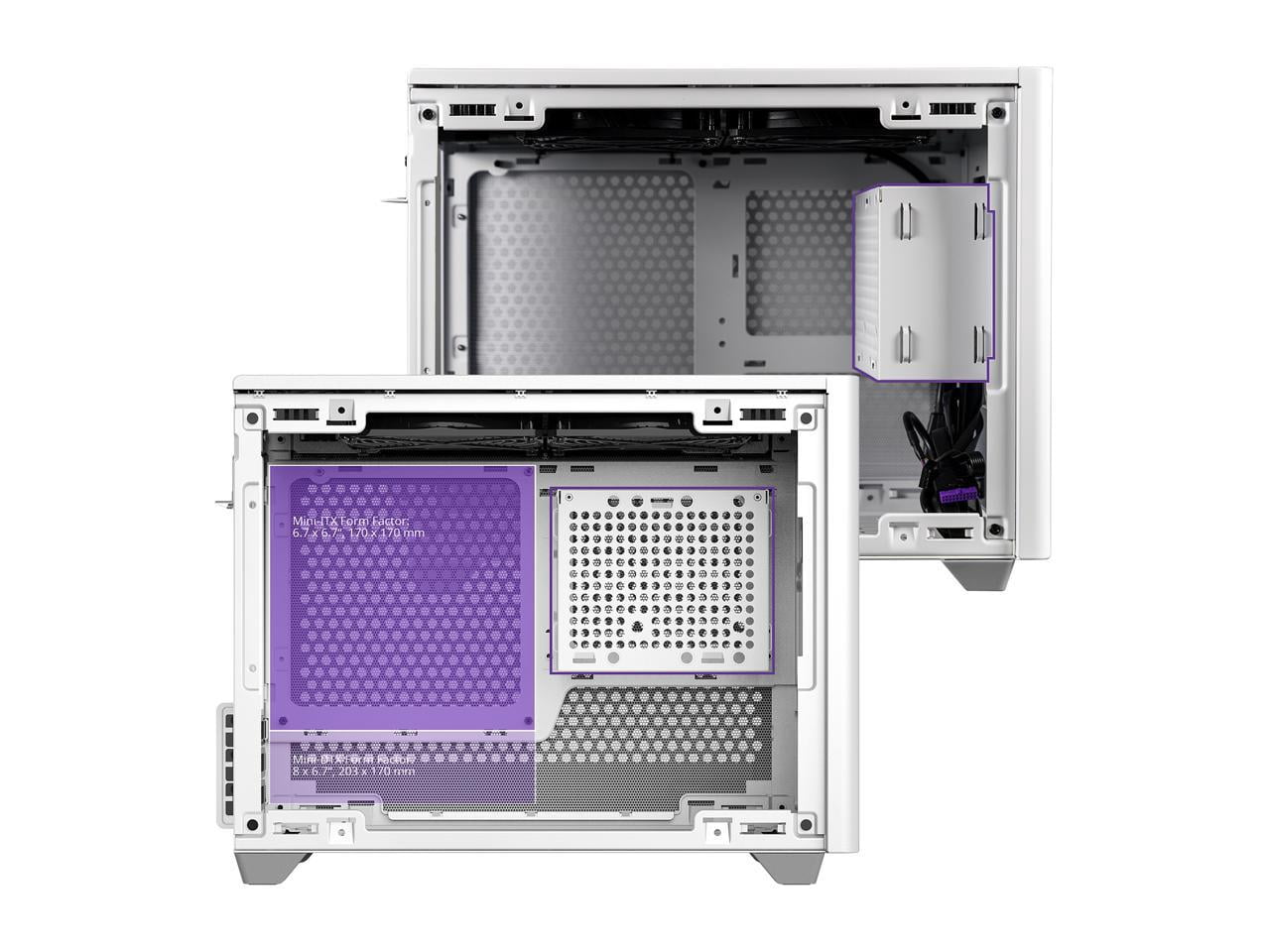 Cooler Master MasterBox NR200P, Gray, SFF Mini-ITX Case - Walmart.com