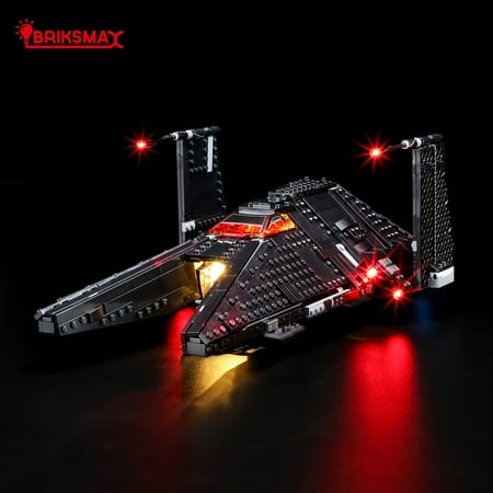 BRIKSMAX Led Lighting Kit Compatible with Lego Star Wars Inquisitor Transport Scythe 75336 Building Model Set (Not Include the Building Set)