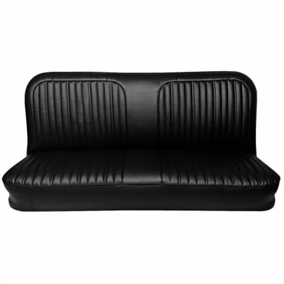 Distinctive Industries Bench Seat Upholstery Black Vinyl Chevy C10 1967-1972